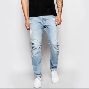 G Star Raw Mens Arc 3D Light Wash denim - Size 34x30